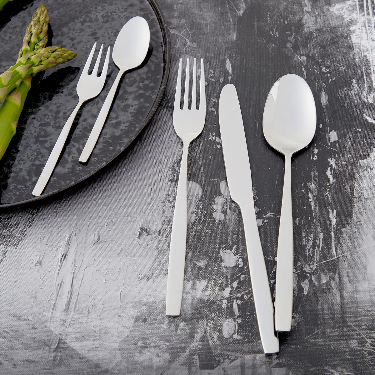 Besteckset 30-teilig Bonnie Für 6 Personen - Edelstahlfarben, MODERN, Metall - James Wood