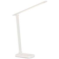 Stolní LED svítidlo TOMI - bílá, Moderní, kov/plast (38,5/10,2/35,9cm) - Mömax