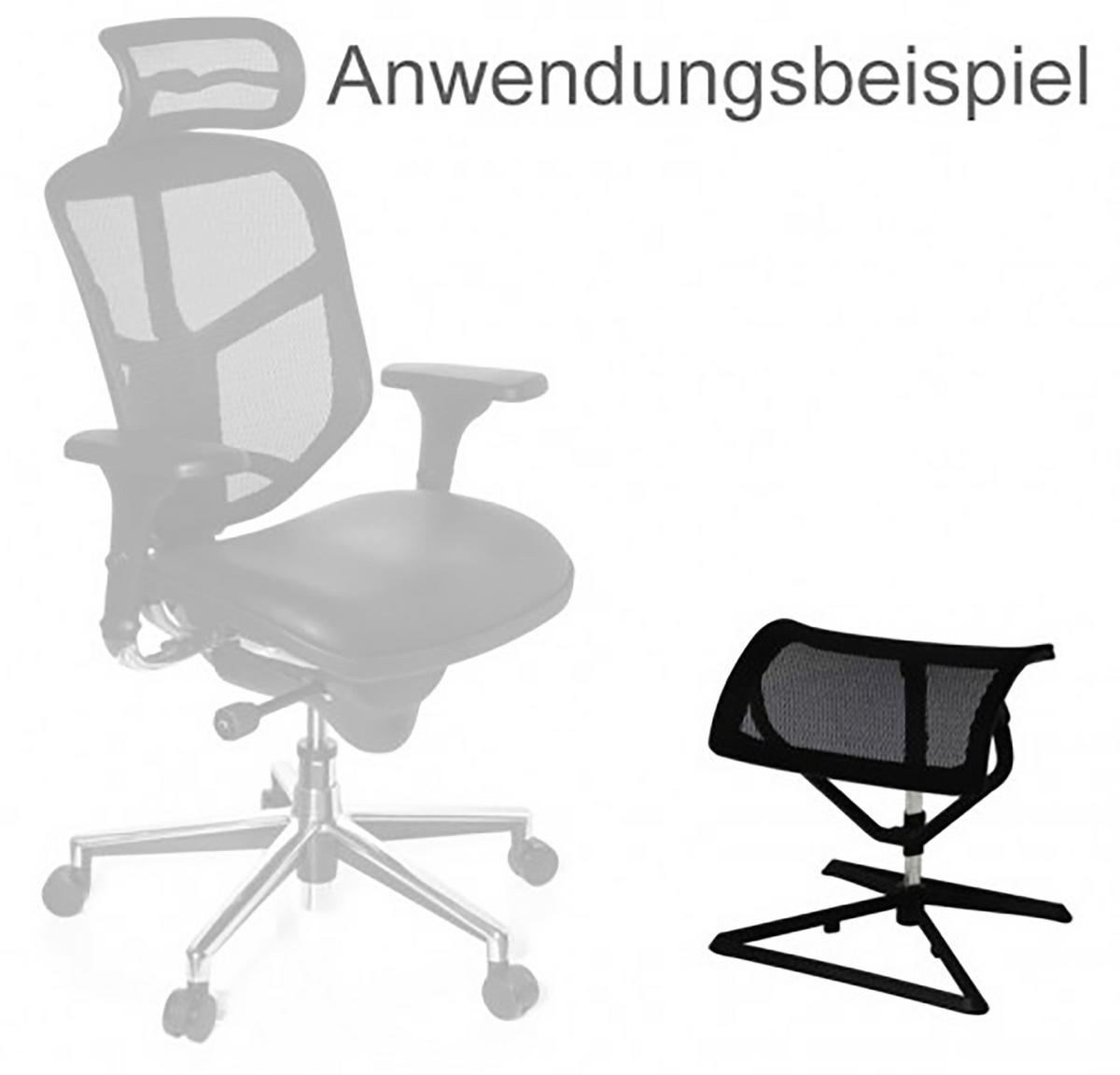Otočná stolička čierna - Modern (61/127/57cm) - MID.YOU