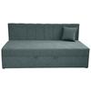 Boxbett mit Bettkasten 90x200 Moritz - Blau/Schwarz, Basics, Holzwerkstoff/Textil (90/200cm) - P & B
