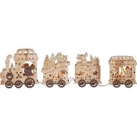 Led-dekoleuchte 271-71 Led-Zug - Naturfarben/Weiß, Basics, Holz/Kunststoff (54/8/12,5cm) - Eglo