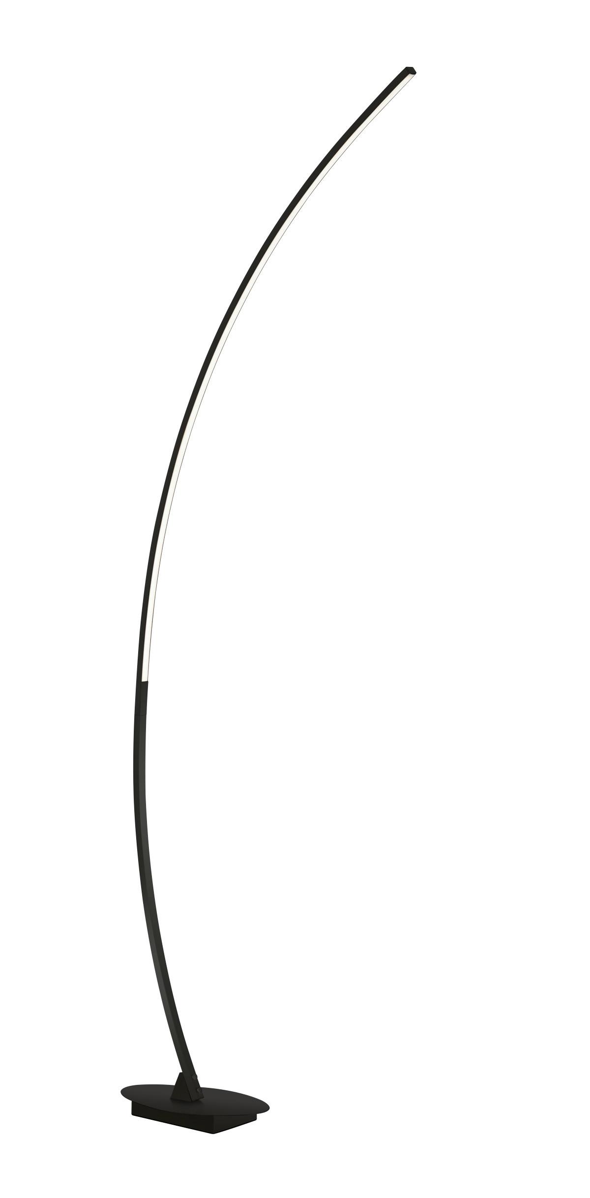 Stehleuchte R42791132 Solo - Schwarz, Design, Metall (35/15/158cm)