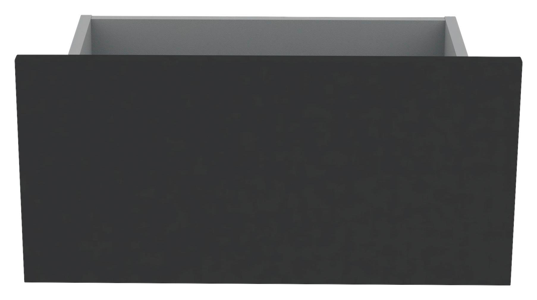 Schubkasteneinsatz Unit B: 45,3 Cm, Anthrazit - Dunkelgrau, MODERN, Holzwerkstoff (45,3/21,9/36,6cm) - Ondega