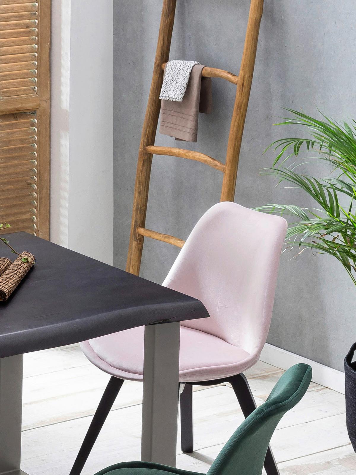 Dekoleiter Teakholz B: 50cm - Naturfarben, Design, Holz (50/150/5cm) - MID.YOU