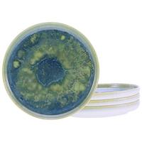 Creatable Frühstucksteller 4er-Set Yuki Ca. 17,5 Cm - Blau/Grün, Basics, Keramik (17,5cm) - Creatable