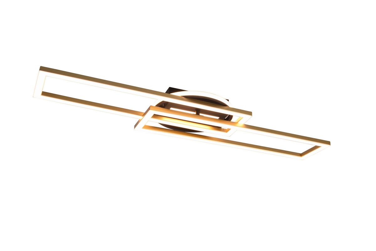LED-Deckenleuchte R67183108 Twister - Messingfarben, Basics, Metall (90,5/24,5/8,5cm)