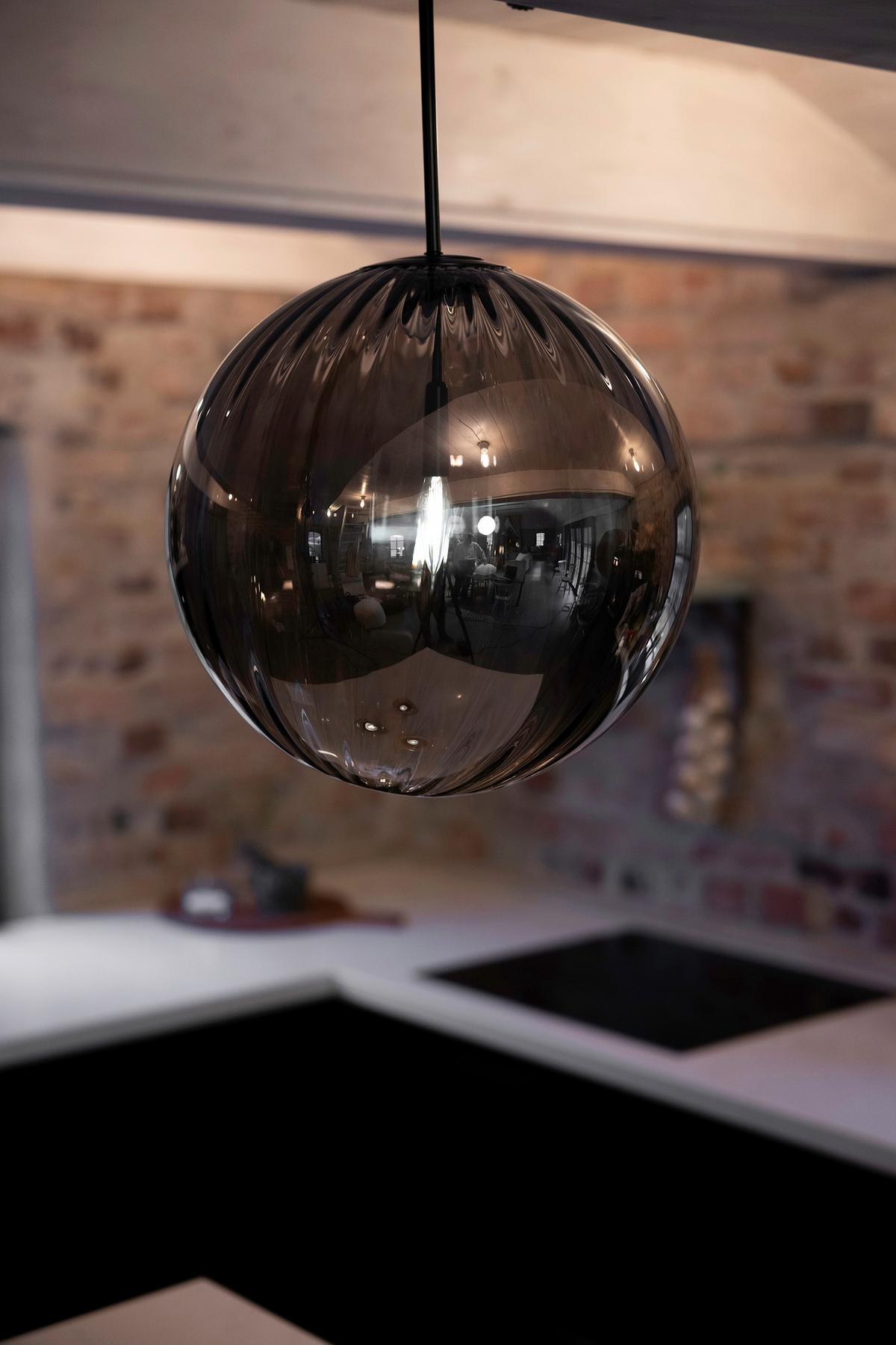 Pendelleuchte Memory-Funktion, 40w - Schwarz/Grau, Basics (35/53.5/35cm) - Markslöjd