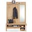 Garderobe Kashmir New - Eichefarben/Weiß, MODERN, Holzwerkstoff (130/192/36cm) - James Wood Garderobe Kashmir New - Eichefarben/Weiß, MODERN, Holzwerkstoff (130/192/36cm) - James Wood