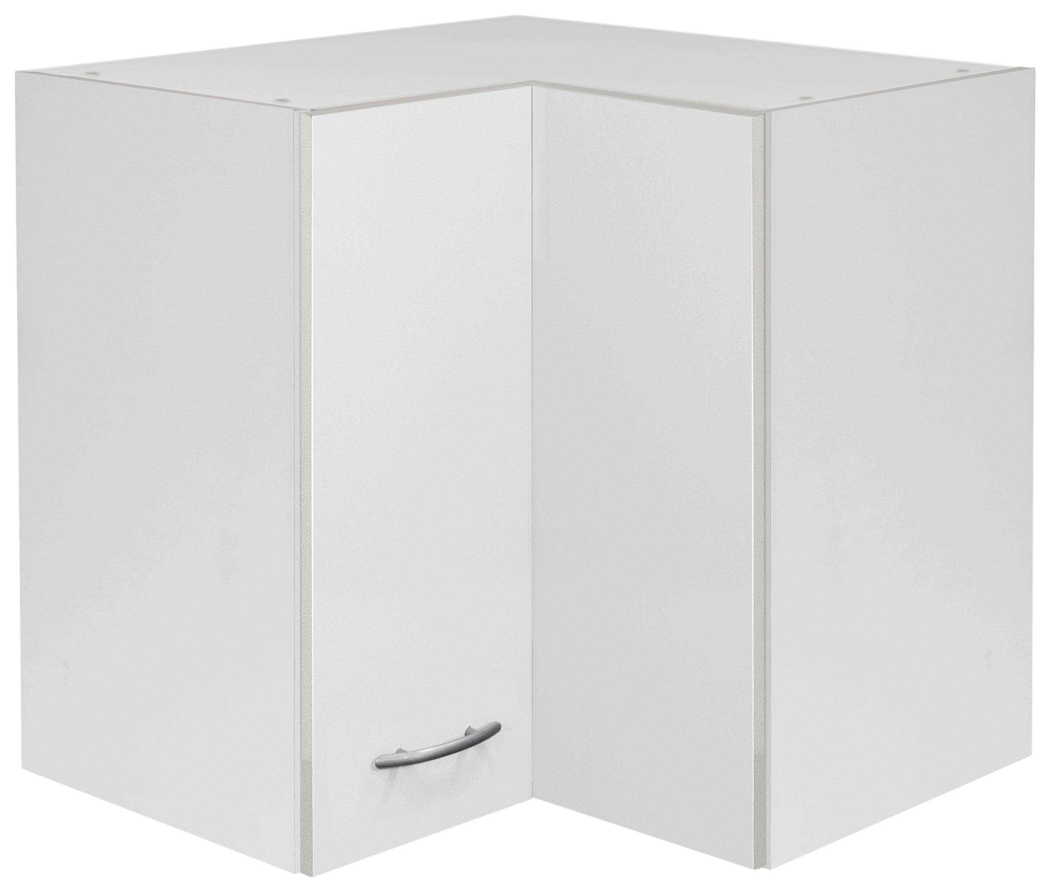 Eckoberschrank Wito He 60 - Weiß, Holzwerkstoff (60/54,8/32cm) - FlexWell