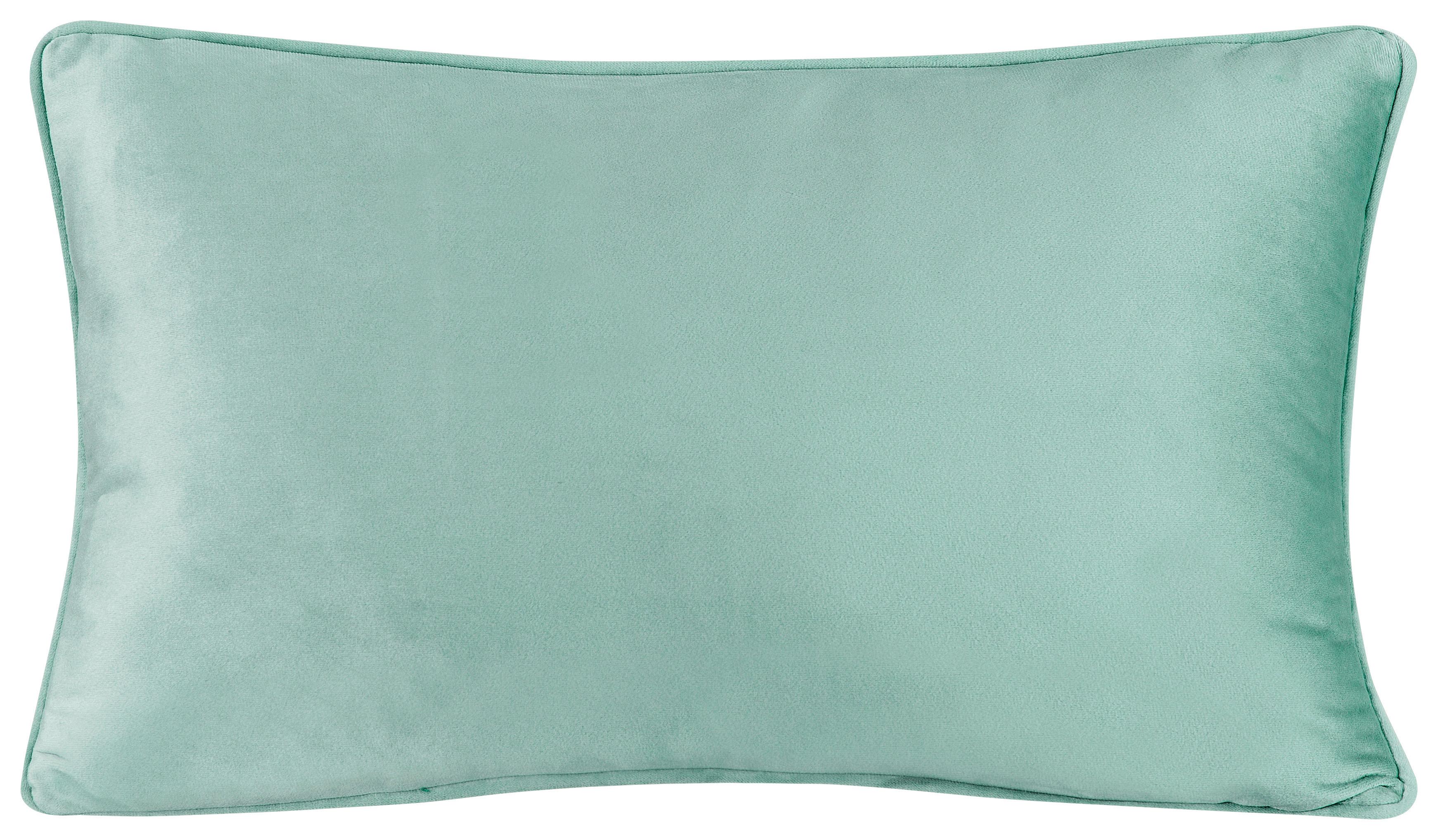 Zierkissen Romy 30x50 cm Polyester Salbeigrün mit Zipp - Salbeigrün, MODERN, Textil (30/50cm) - Luca Bessoni