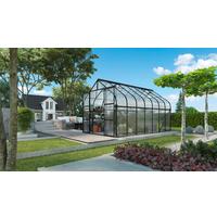 Gewächshausbausatz Diana 11500 Hkp4mm, Schwarz - Schwarz, Basics, Kunststoff/Metall (263,5/254,5/445cm)