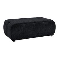 Taburet SOFI, tmavě šedá - černá/tmavě šedá, Moderní, textil (128/48/70cm) - Premium Living