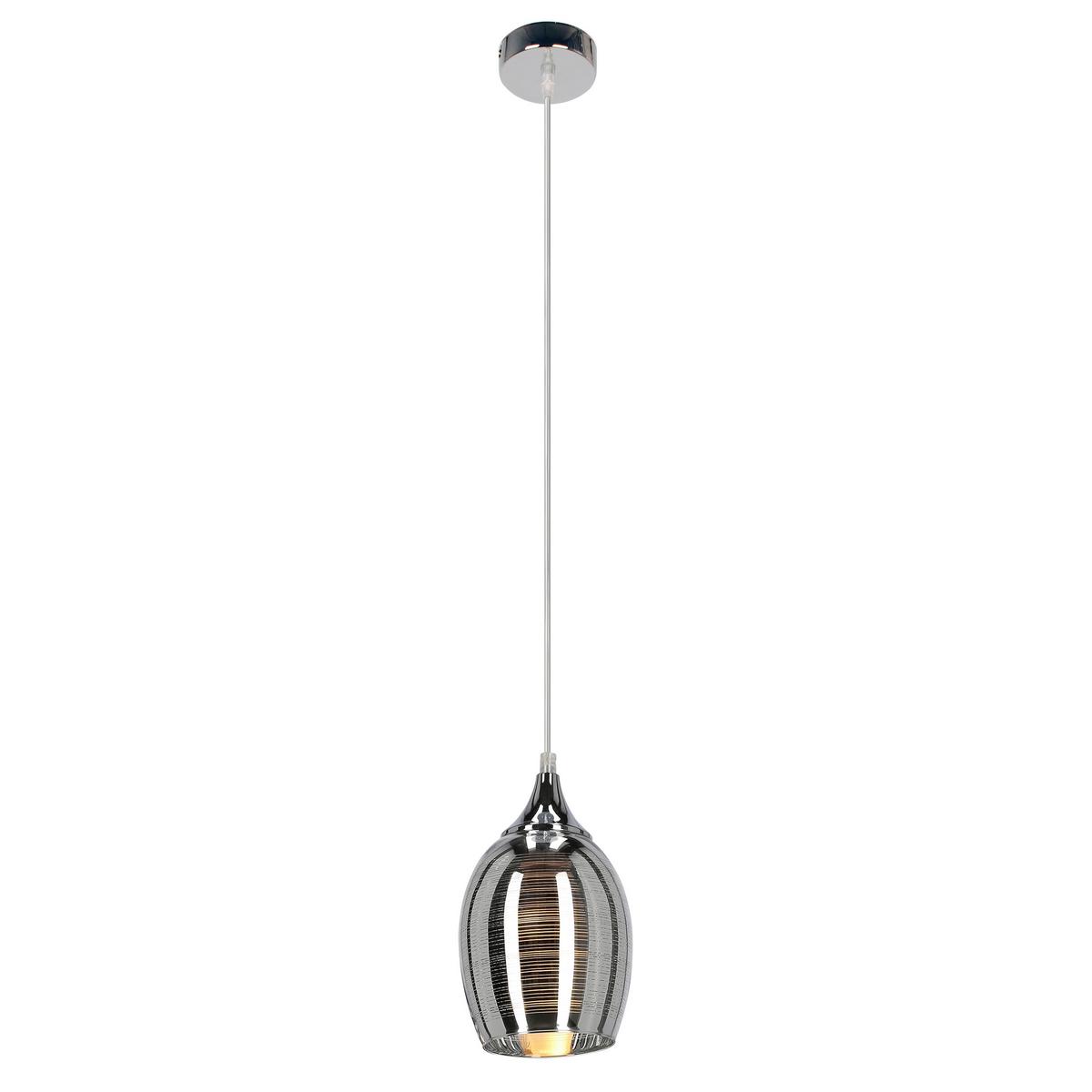 Hängeleuchte 31-60174 - Chromfarben, Design, Metall (14/14/125cm)