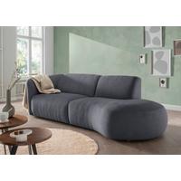 Ecksofa Jesi, Anthrazit S: 238x107 Cm - Anthrazit/Schwarz, MODERN, Textil (238/107cm) - Livetastic