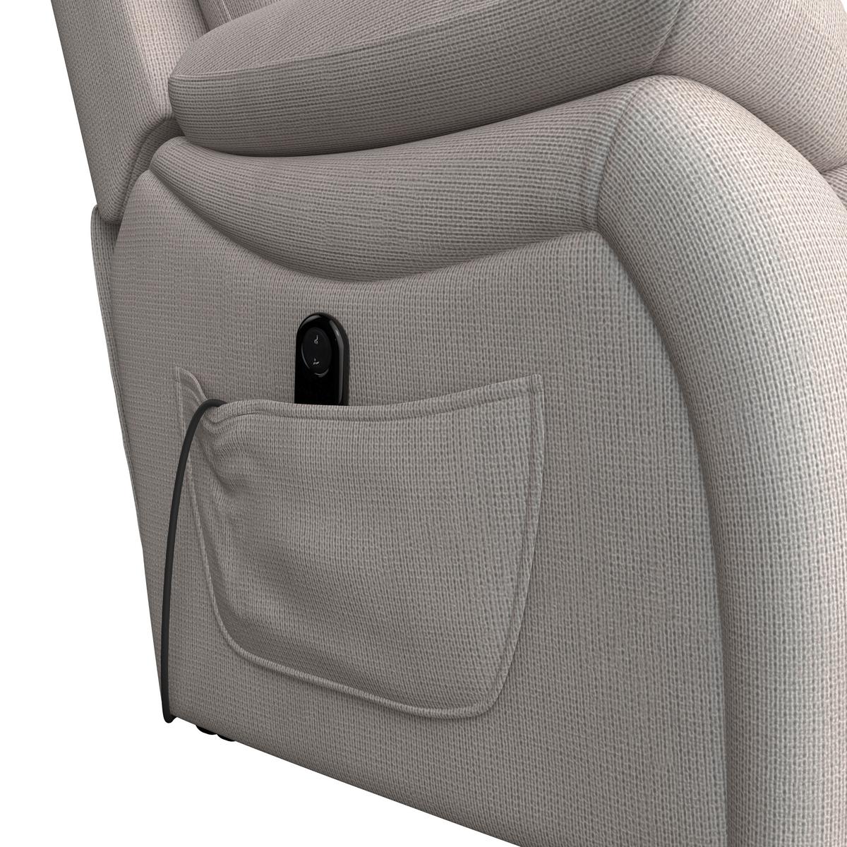 Relaxsessel Mario Webstoff beige, B: 89 cm - Beige/Schwarz, MODERN, Textil/Metall (89/107/94cm) - James Wood