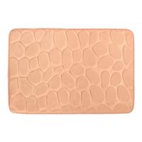 BADEMATTE GALETS PFIRSICH - Orange, Basics, Textil (50/80cm) - MSV
