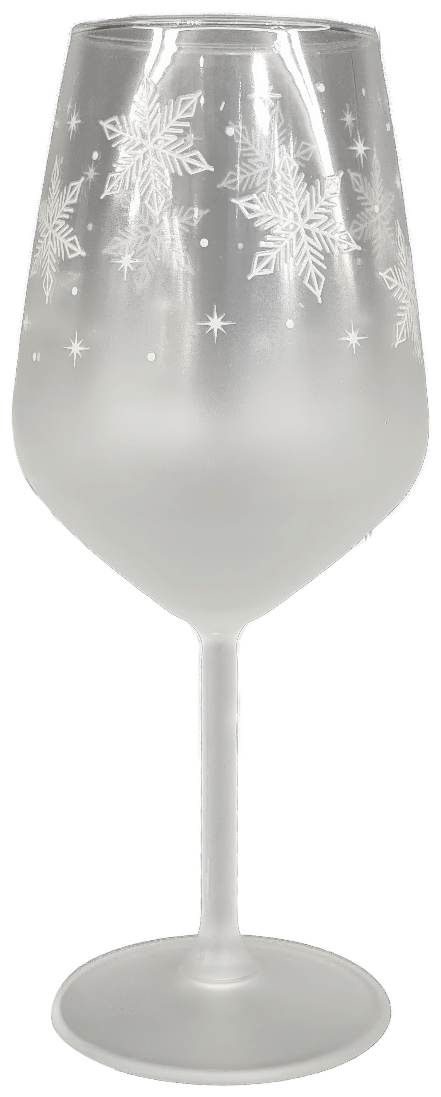 WEINGLAS SNOW - Weiß, Basics, Glas (490ml) - Luca Bessoni