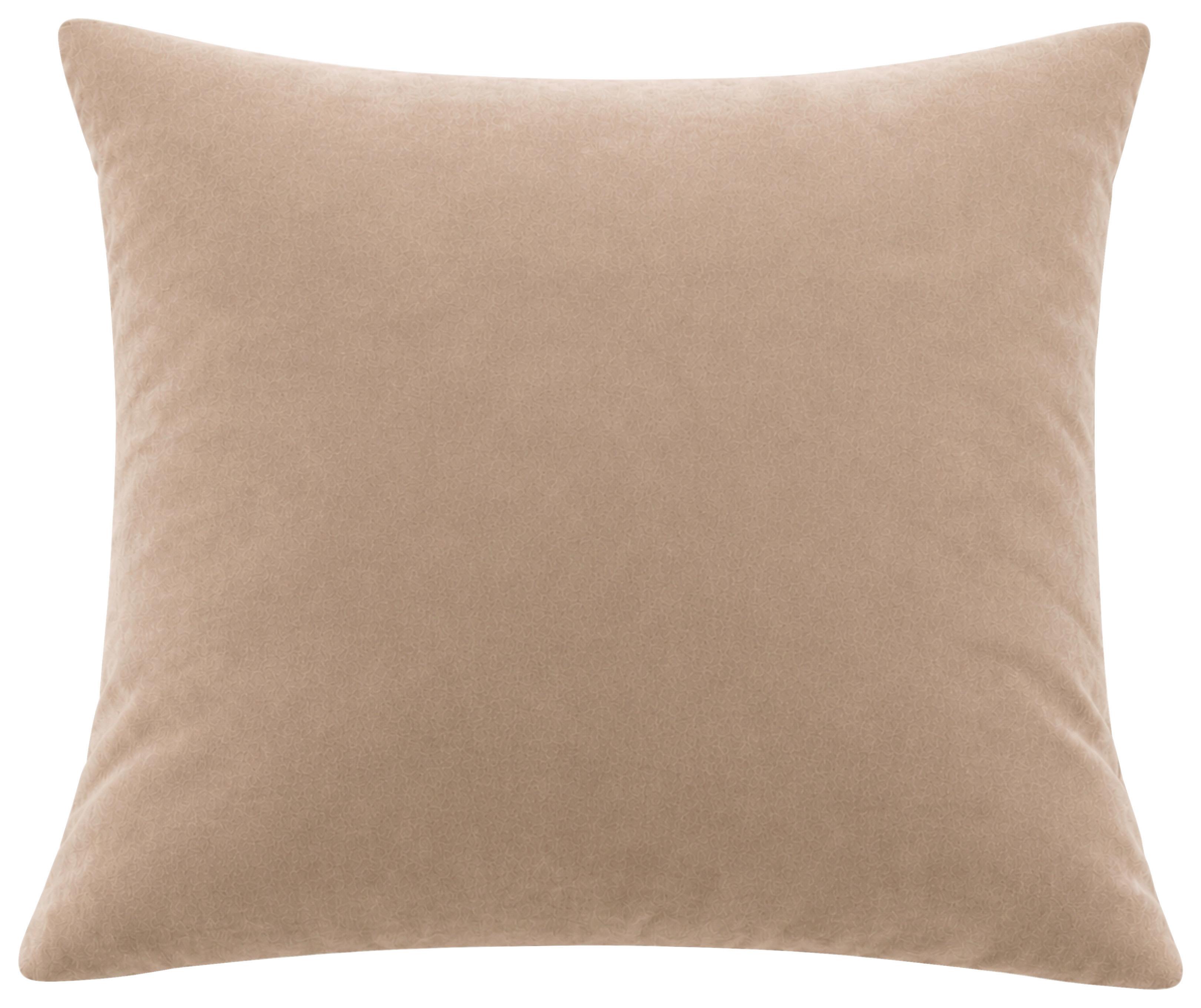 Zierkissen Franzi Beige 60x60 cm - Beige, MODERN, Textil (60/60cm) - Luca Bessoni
