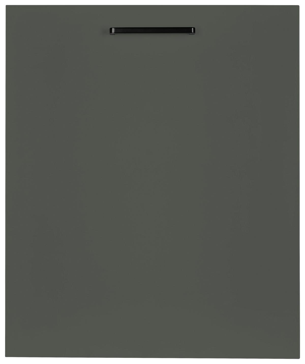 Geschirrspülerfront Easytouch - Grün, MODERN, Holzwerkstoff (60/72/1,9cm) - Nobilia