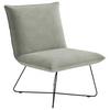 Sessel Skyway Hellgrau B: 68 cm - Hellgrau/Schwarz, Design, Textil (68/84/81cm) - Livetastic