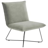 Sessel Skyway Hellgrau B: 68 Cm - Hellgrau/Schwarz, Design, Textil (68/84/81cm) - Livetastic