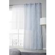 Blumenfensterstore Transparent Leila BxL: 450x145 cm - Weiß, MODERN, Textil (450/145cm) - Luca Bessoni