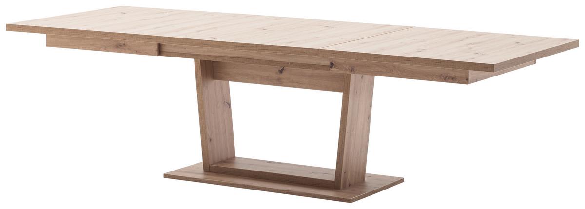 Esstisch Ausziehbar Cortona 180-280x100 Cm Eichefarben - Eichefarben, Design, Holzwerkstoff (180/100/77cm) - Livetastic