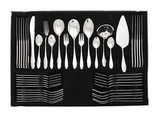 Besteckset 60 Tlg. inkl. Servierbesteck - Silberfarben, Basics, Metall Besteckset 60 Tlg. inkl. Servierbesteck - Silberfarben, Basics, Metall