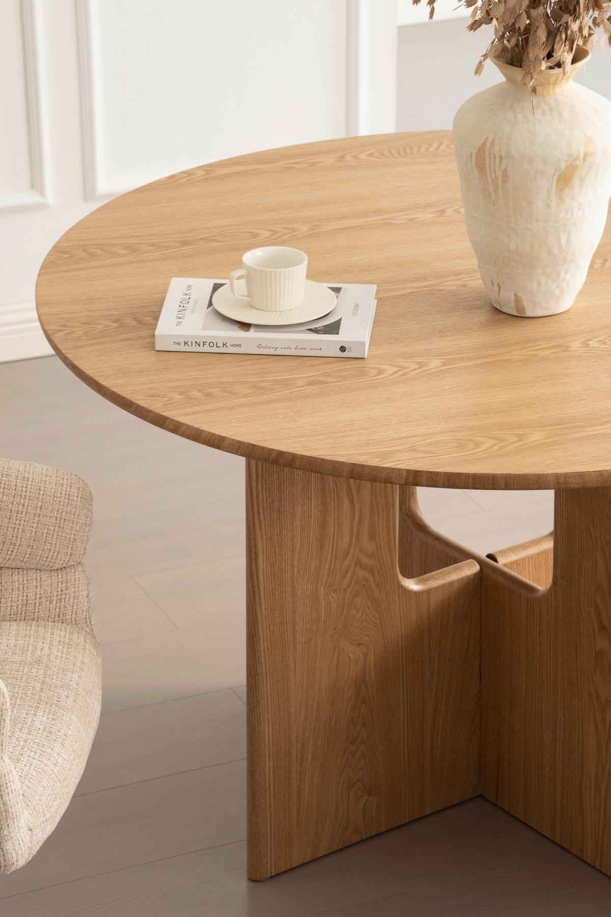 Esstisch Levi Eichefarben D: 120 cm - Eichefarben, MODERN, Holz/Holzwerkstoff (120/120/75cm) - Livetastic