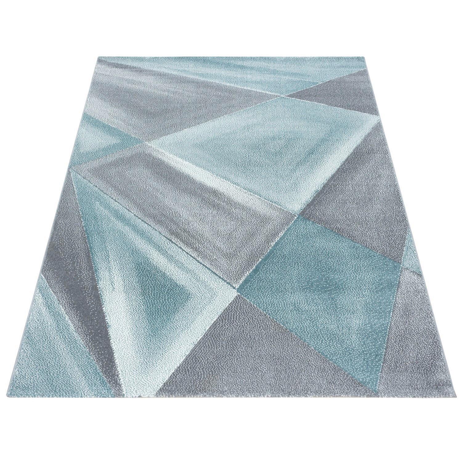 Webteppich Beta - Blau, Basics, Textil (120/170cm) - Novel