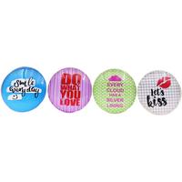 KÜHLSCHRANKMAGNET FINN - Multicolor, Basics, Glas (4cm) - Ondega