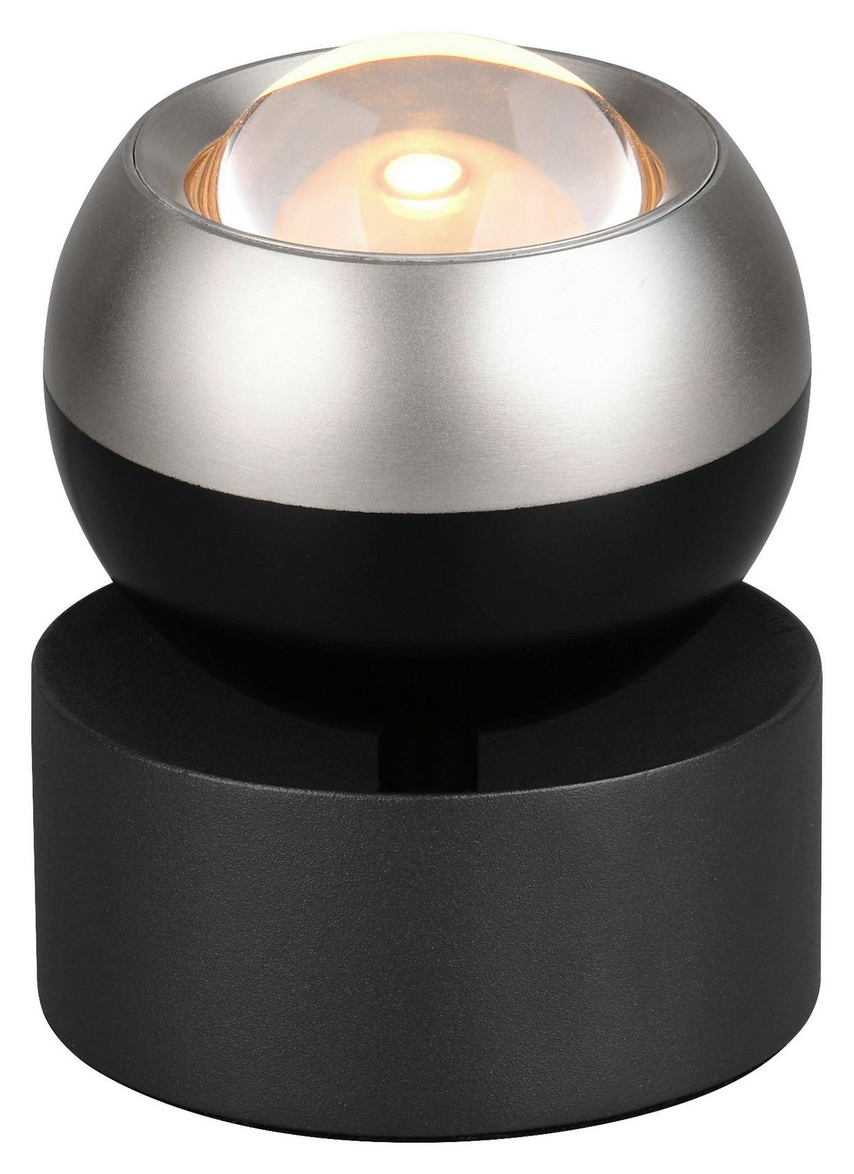 LED-Tischleuchte 544410107 Orbit - Schwarz/Nickelfarben, Design, Metall (10/14cm) - Trio Leuchten