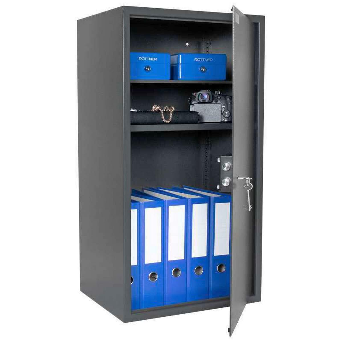 Tresor Jupiter6 - Anthrazit, KONVENTIONELL, Metall (45/85/36cm) - ROTTNER