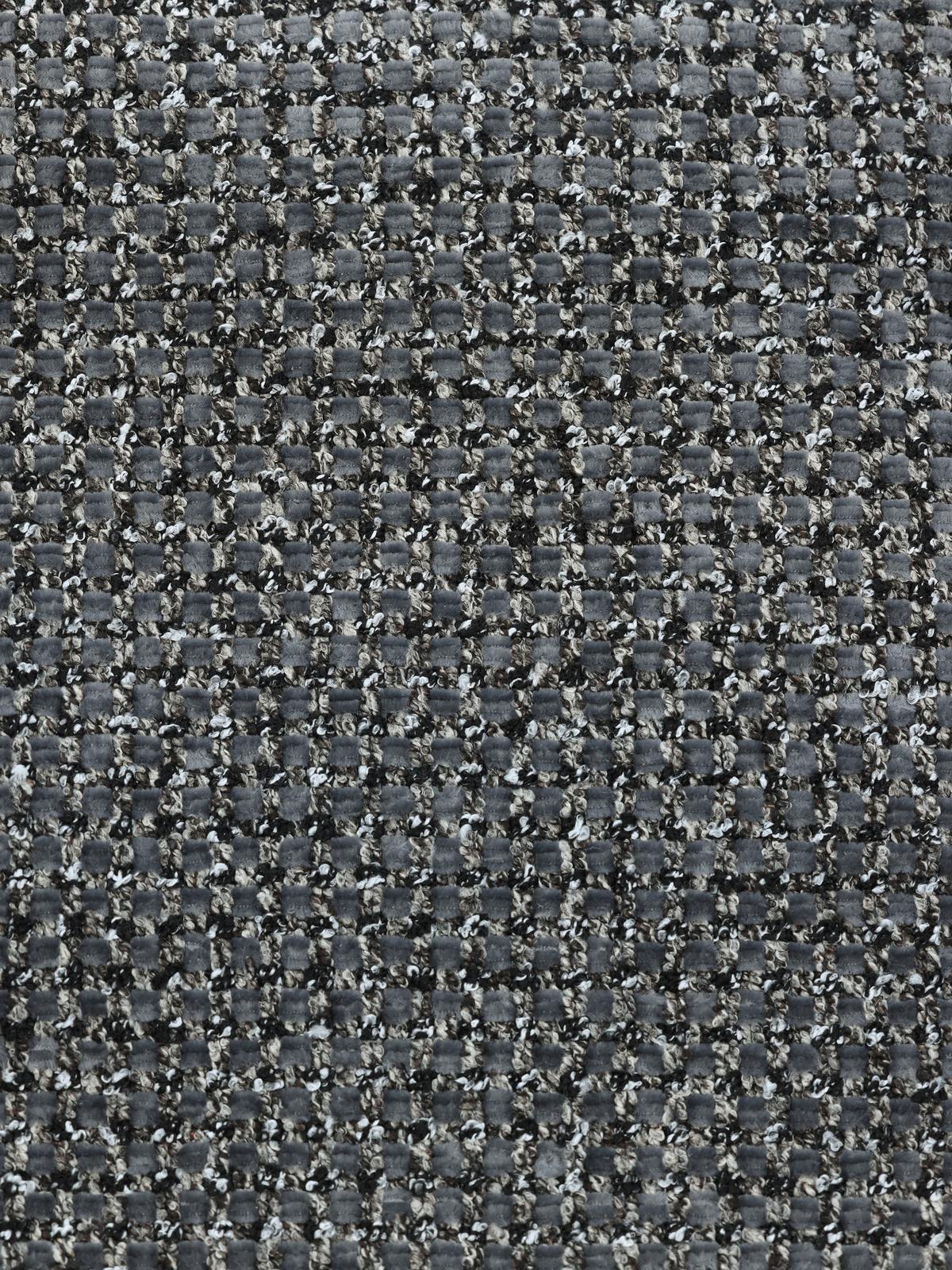 Armlehnstuhl Vittoria Grau/Schwarz B: 60 cm - Schwarz/Grau, MODERN, Textil/Metall (60/85/62cm) - Livetastic