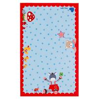 Kinderteppich Bg-715 100x160 - Blau/Rot, Trend, Textil (100/160cm)