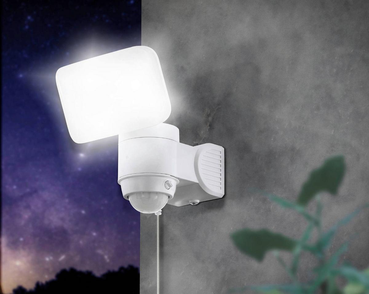 Led-außenleuchte 5w Kunststoff, Wandmontage - Weiß, Basics, Kunststoff (11,5cm) - Eglo