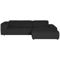 ECKSOFA Hannah Schwarz 304x200 cm - Schwarz, Design, Textil (304/200cm) - MID.YOU