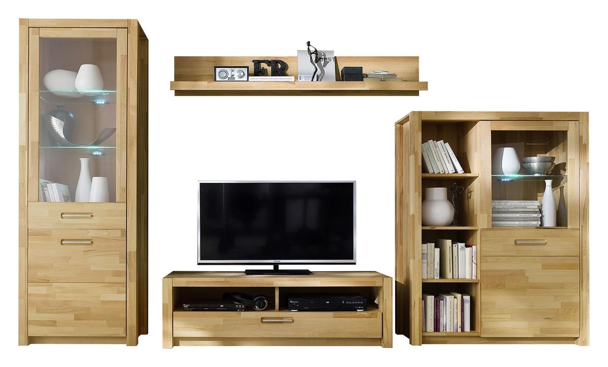 Wandboard Buchefarben, B: 150 cm - Buchefarben, Design, Holz (150/27/22cm) - MID.YOU