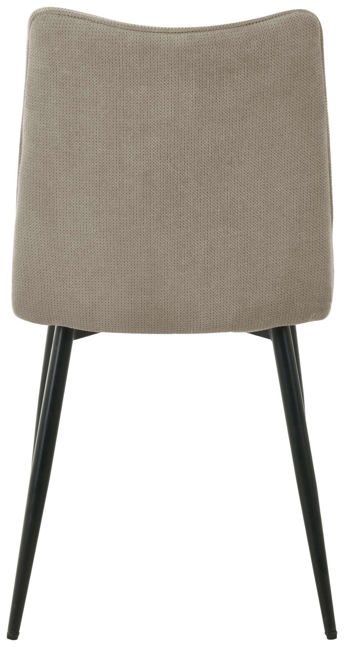 Szék Vera Giga-S - bézs/fekete, Konventionell, textil/fa (46/86/59cm) - Nedis SmartLife