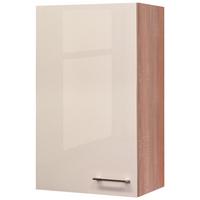 Küchenoberschrank Nepal 50 Cm Kaschmir/eiche 1 Drehtür - Kaschmir/Sonoma Eiche, MODERN, Holzwerkstoff (50/89/32cm) - FlexWell