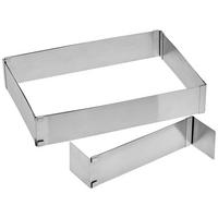 Backrahmen Reni B/L: ca. 34/51,5 cm, ausziehbar - Edelstahlfarben, ROMANTIK / LANDHAUS, Metall (34/51,5cm) - James Wood