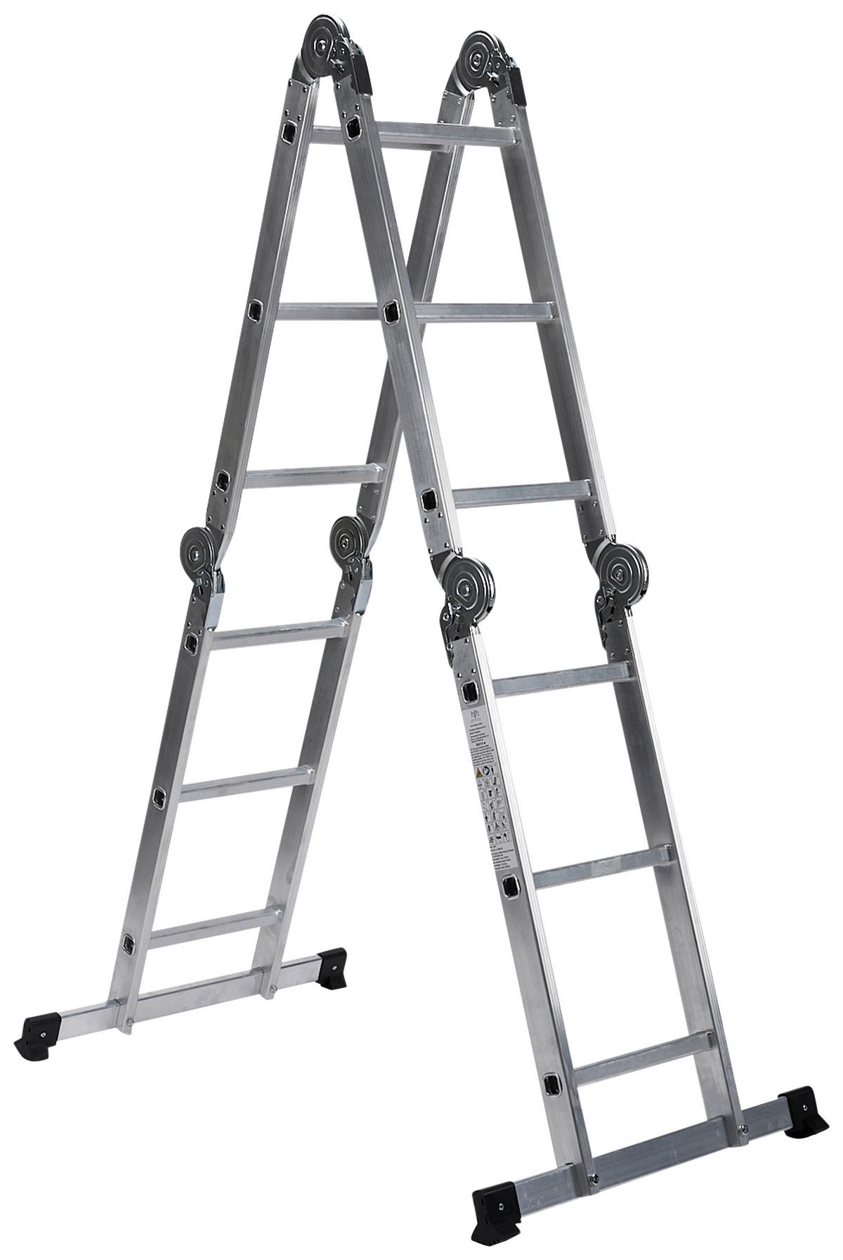 Leiter Solid W3 - Silbereichenfarben, Basics, Metall (70/94/25cm) - MID.YOU