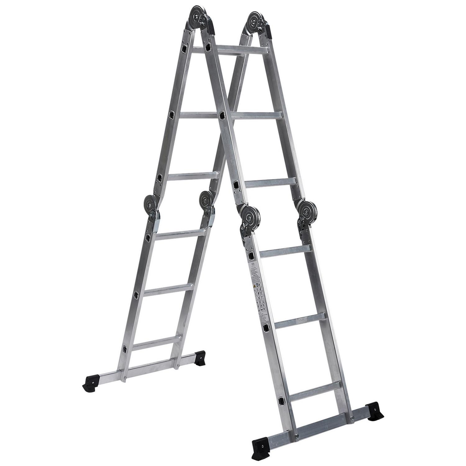 Leiter Solid W3 Silbereichenfarben 70x94x25 cm