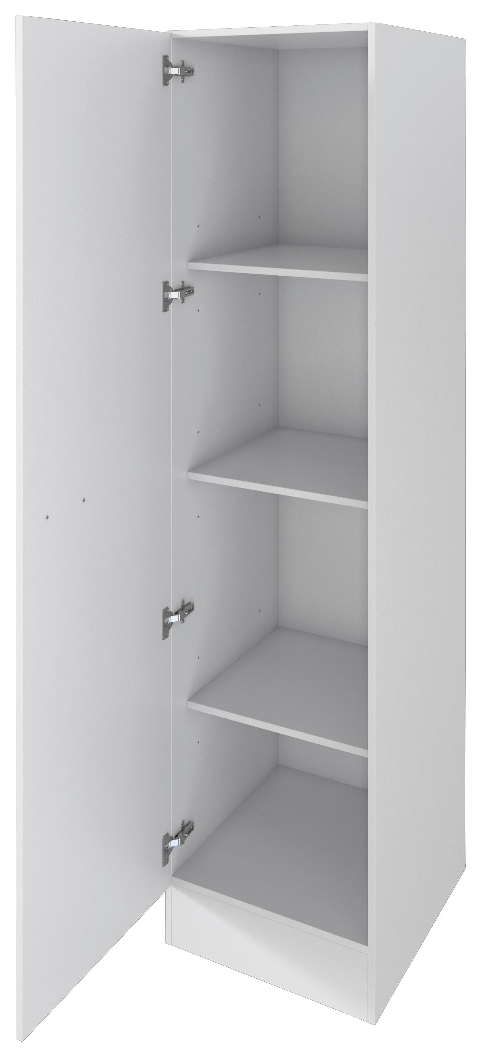 Apothekerschrank Lucca B: 50 cm Weiß - Weiß, KONVENTIONELL, Holzwerkstoff (50/200/57cm) - FlexWell