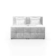 Boxspringbett mit Topper und Bettkasten 180x200 cm Medino - Taupe, KONVENTIONELL, Holz/Holzwerkstoff (180/200cm) - Luca Bessoni