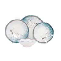 Kombiservice Porzellan für 6 Personen, Multicolor - Multicolor, Basics, Keramik - P & B