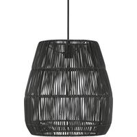 AUSSENHÄNGELEUCHTE 7038-2503 SAIGON - Schwarz, Basics, Kunststoff (38/40cm) - PR Home