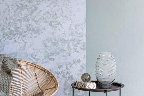 Vase Sidney Bauchig Glas Grau H: 25,5 Cm - Grau, Design, Glas (16/25,5/16cm) - Kayoom