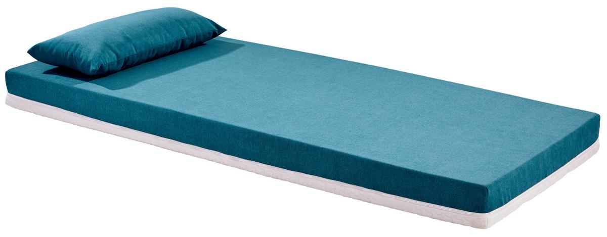 Zierkissen Enjoy 2er-Set 38x80 cm Mikrofaser mit Zipp - Türkis, Textil (38cm) - Primatex
