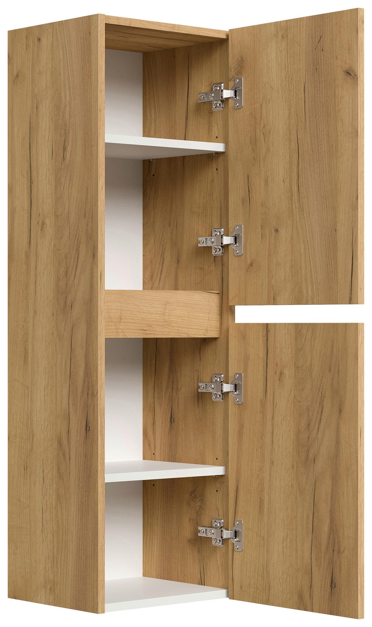 Midischrank Limes Eiche Dekor B: 35,2 cm - Eichefarben, MODERN, Holzwerkstoff (35,2/112,2/30,1cm) - MID.YOU